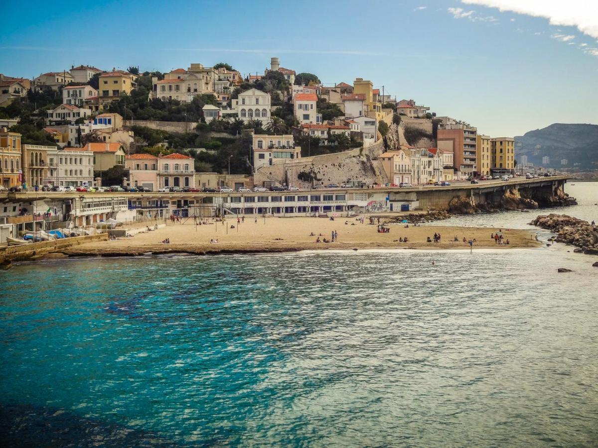 T2 Equipe Au Calme + Terrasse A 1 Km De La Mer Marseille Eksteriør billede